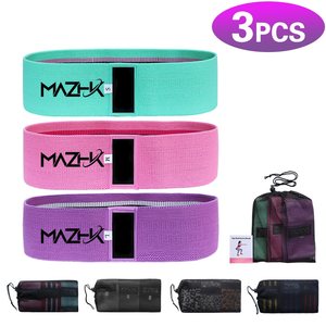 MAZHK Fitness Resistance Bands 3pcs