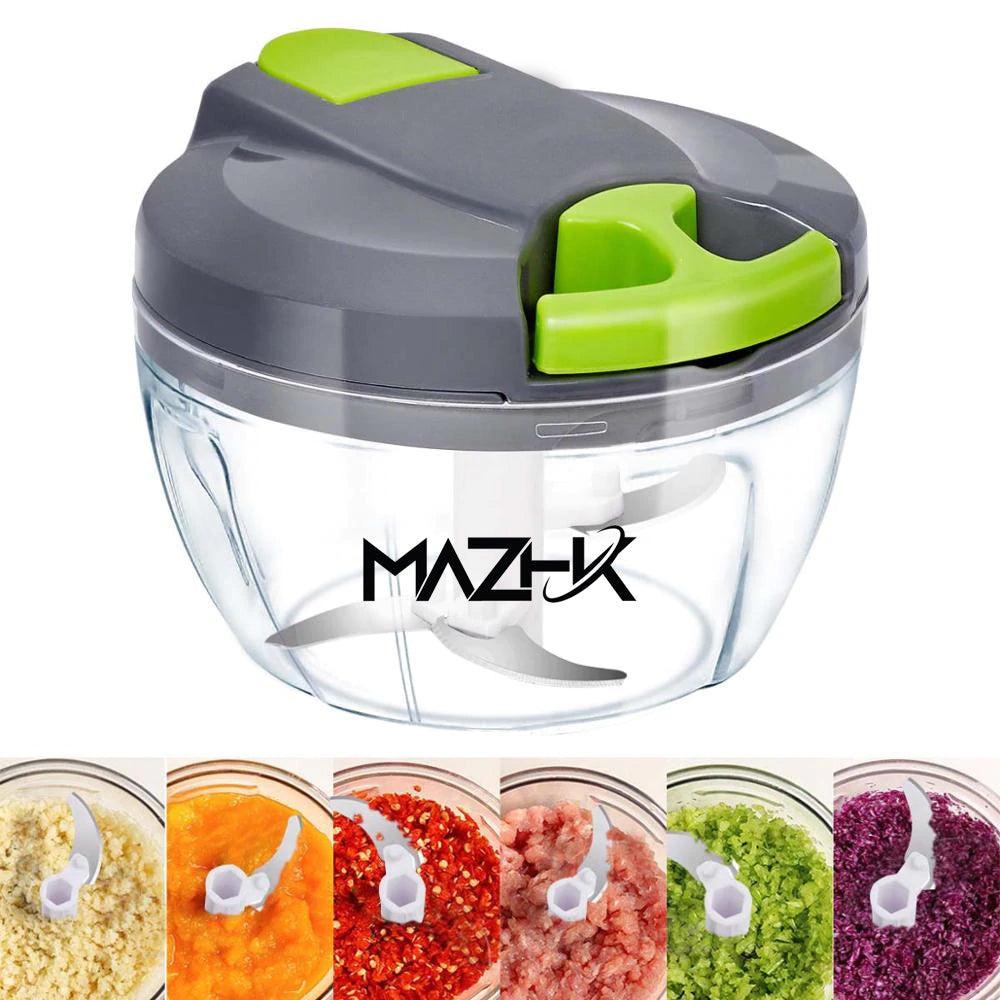 MAZHK Manual Food Chopper Food Processor