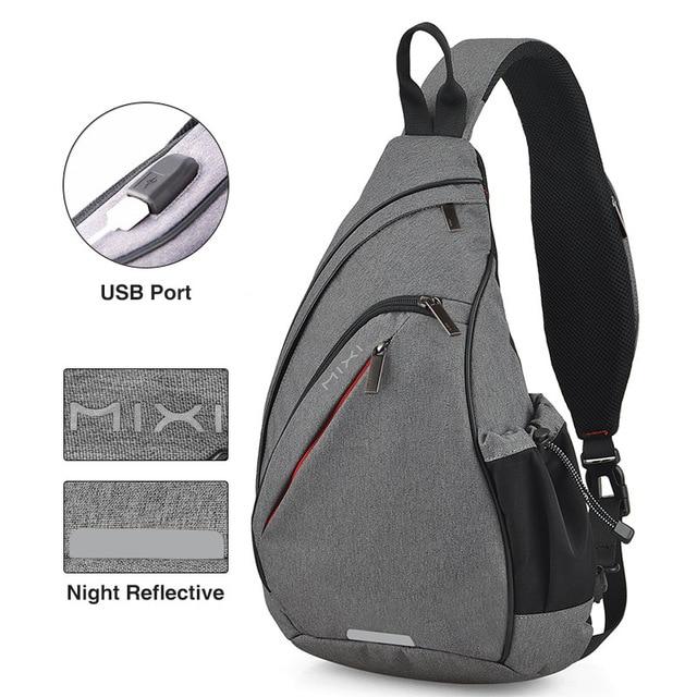 Men One Shoulder Backpack Bag