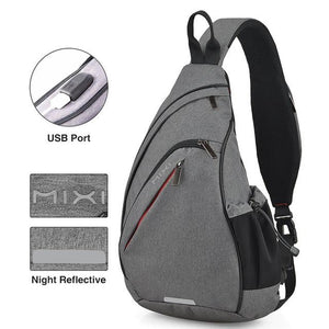 Men One Shoulder Backpack Bag