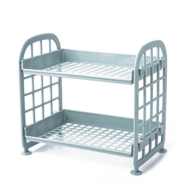 Pure Plastic Freestanding Storage Rack